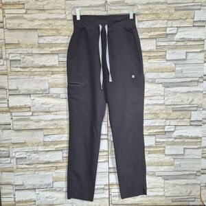 ​FIGS HW Yola High Waisted Cargo Scrub Pants Women's Black XS Regular